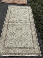 Oushak Handmade Rug 3'10" X 7'