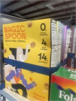 4 BOXES MAGIC SPOONS-PB-FROSTY-FRUITY-COCOA