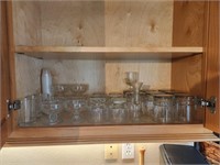 Large Collection of Clear Glassware