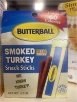 BUTTERBALL SMOKED TURKEY SNACK STICKS