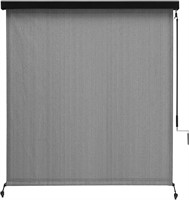 VICLLAX Roller Shade  8'W x 8'L  Anthracite Grey