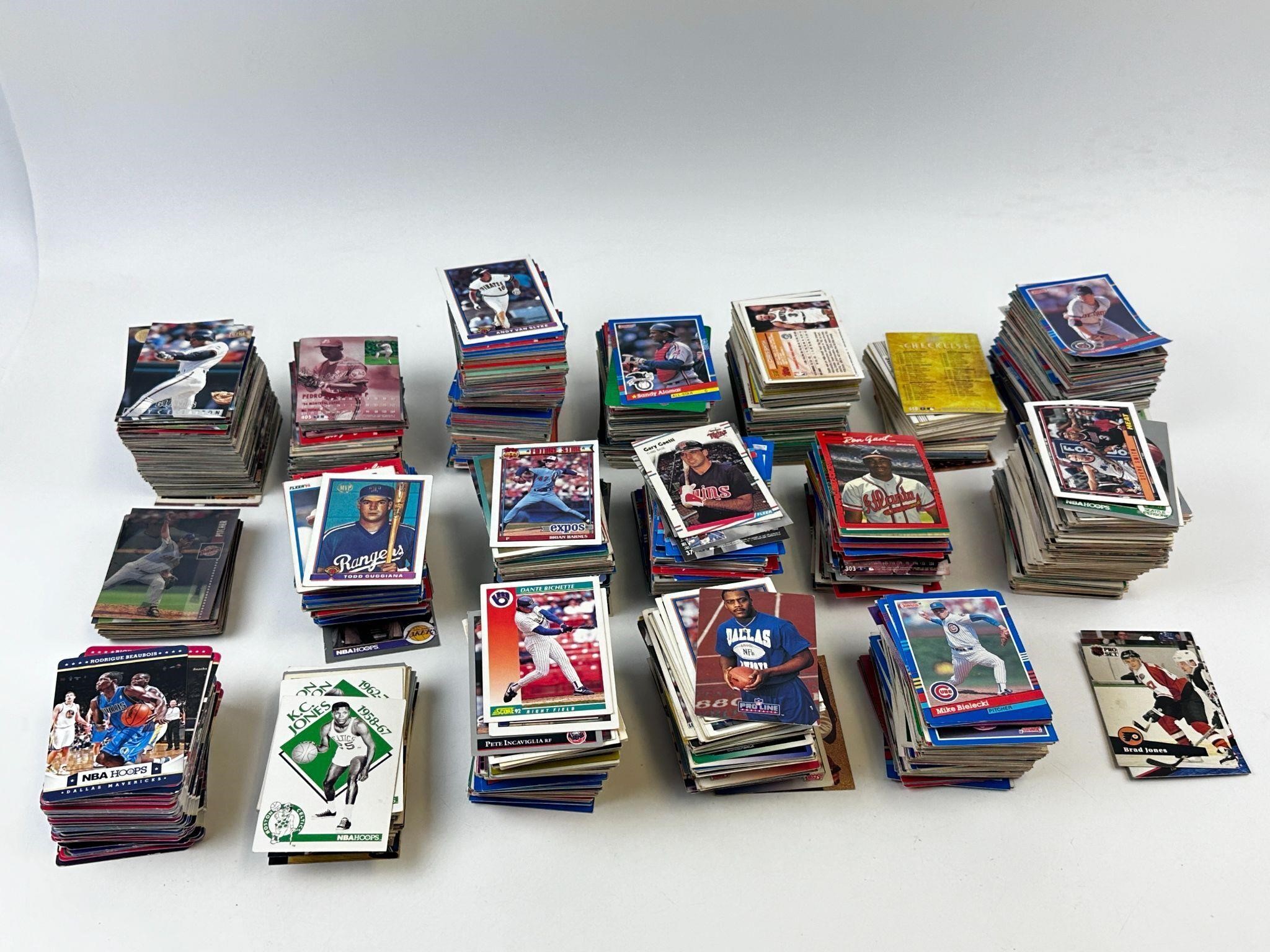 1300+ Baseball Cards, Basketball Cards & Others