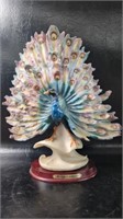 Montefiore Collection Resin Peacock Statue (see