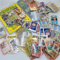 Flat of Assorted Baseball & Sports Cards