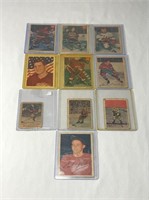 10 - 1950's Hockey Cards