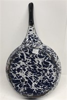 Rare dark blue granite skillet