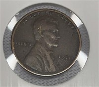 OF)  1911-s Lincoln wheat penny condition VG