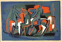 Fritz Brandtner - Figures on Horses