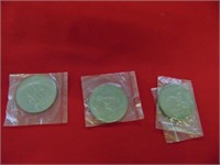 (1) Lot of 3 Project Gemini Commemorative Medals