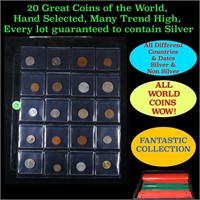 20 Great Coins of the World, hand selected, many t