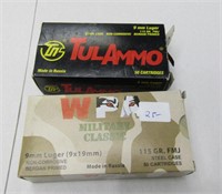 77 Rounds of 9mm AMMO WPA & TULammo