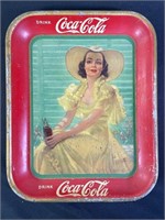 1938 Coca-Cola Tin Drink Tray