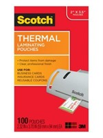 Scotch™ Thermal Laminating Pouches, 100-Count