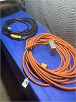 65ft and a 32ft heavy duty extension cords.....17b