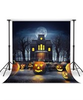 ( New ) WOLADA 10x10FT Halloween Backdrop