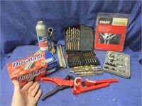 crate of tools -jack -etc