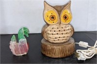 Owl Light & Cut Swan, Made in Italy