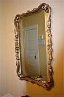 Large Gold Frame mirror. Very good condition.