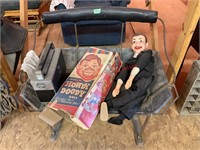 Antique Carriage Seat, Howdy Doody Doll