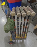 (BD) Vintage croquet set
