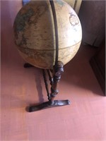 Globe on wood stand #248