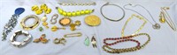 31PC JEWELRY LOT NECKLACES*EARINGS*PINS