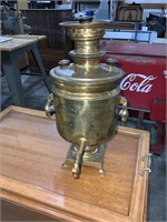 Catawba antique brass samovar