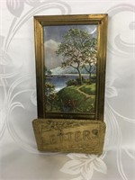 Antique Brass Letter Holder