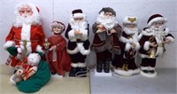 Animated & Lighted Santa & Mrs. Claus Figures