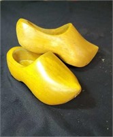 Pair of wooden shoes made in Holland