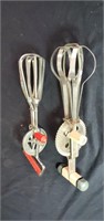 Pair of vintage hand mixers