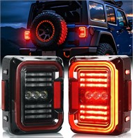 AUDEXEN LED Tail Lights Compatible with Jeep Wrang