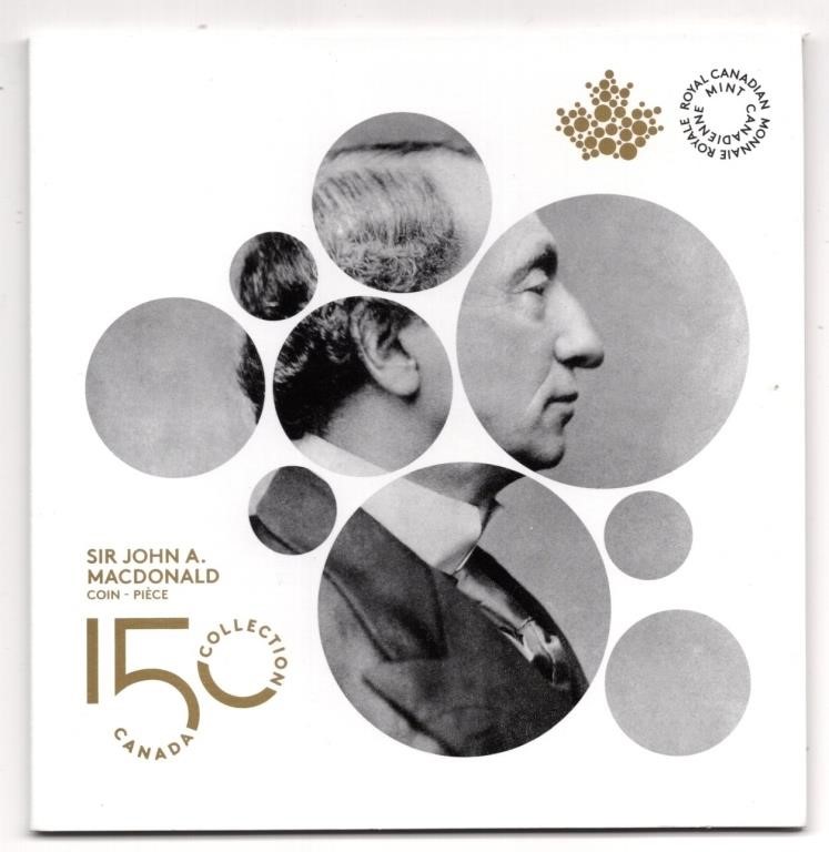 2015 Canada Sir John A Macdonald $2 Card