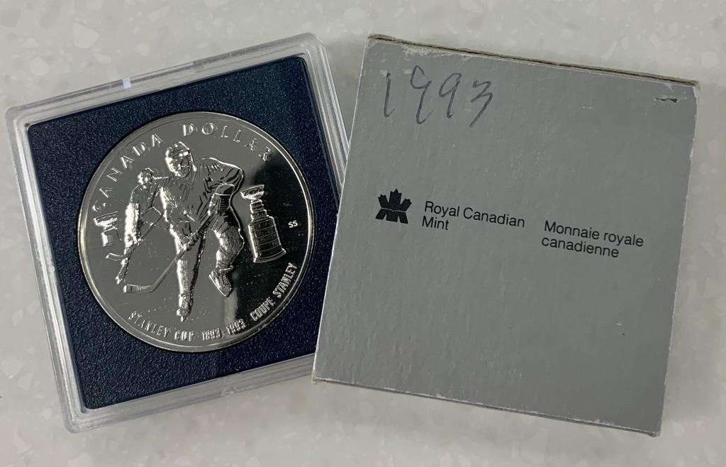 1993 Canada BU Silver Dollar