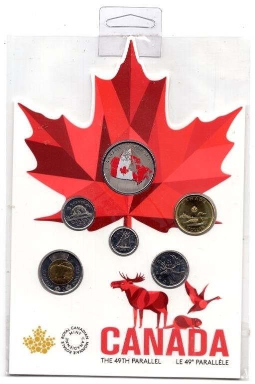 2018 Canada 49th Parallel Coin Set