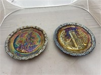2 Fenton Collector Plates