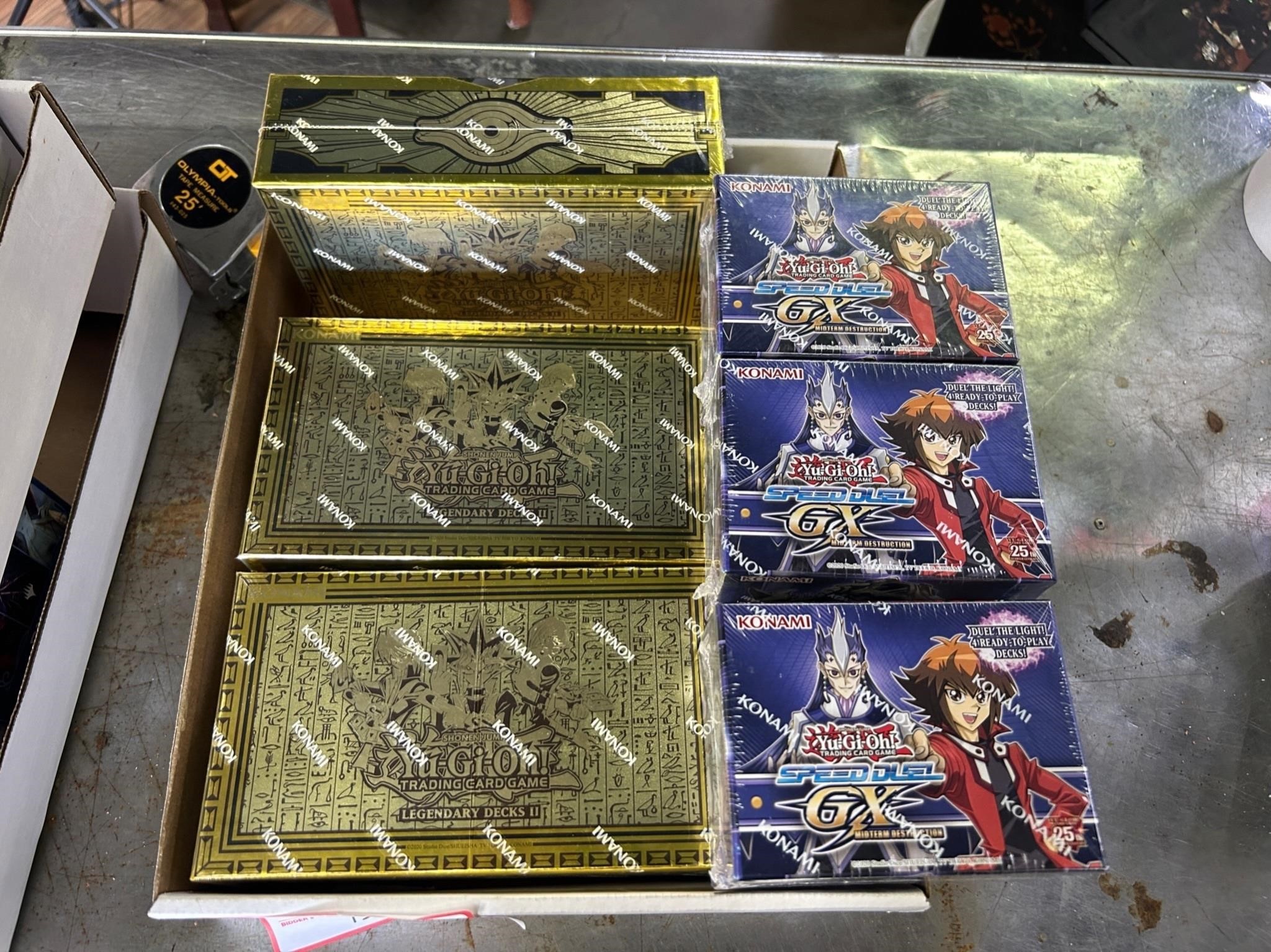 6pc Sealed Yu-Gi-Oh! Trading Card Boxes