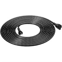 25-FT Extension Cord - 13 Amps, 125V - Black