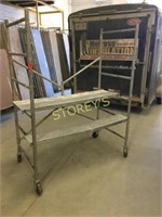 Mobile Bakers Scaffolding w/ 3 Yellow Steel