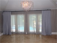 Master Bedroom Custom Window Treatment