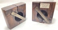 WW2 U.S. LIBERTY SHIP HATCH COVER BOOKENDS