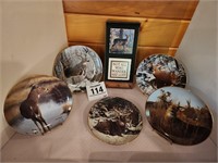 Danbury Mint deer collector plates