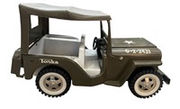 Vintage Tonka Metal Army Jeep