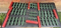 Vintage Christmas wooden Fence for Christmas Tree