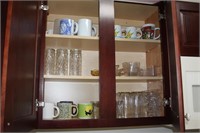 cabinet of glasses and mugs K
