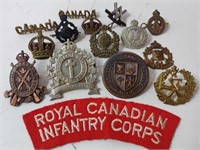 WW2 Vintage Canadian Military Badges