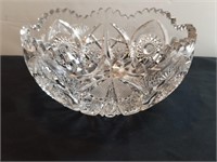 Westmoreland Hobstar Chunky Crystal Scalloped Rim