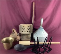Old Mop Ringer, Tall Metal Funnel, New Set Of