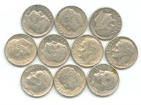 10 Roosevelt Silver Dimes