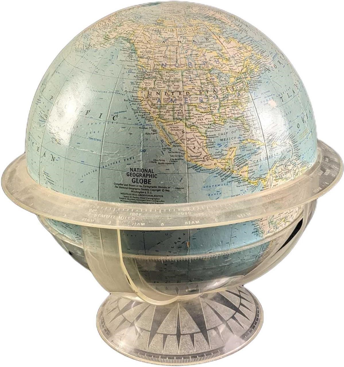 National Geographic World Globe With Acrylic Stand